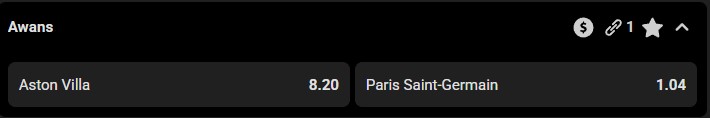 Aston Villa - PSG szanse na awans