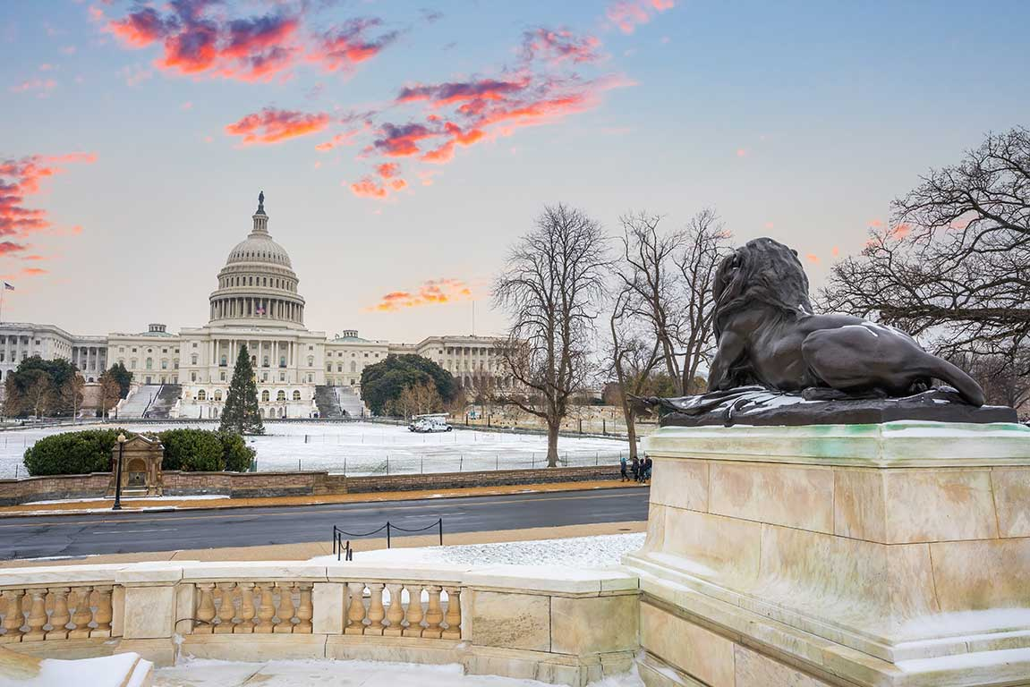 Best Places to Visit in December in the USA with Family - Washington DC
