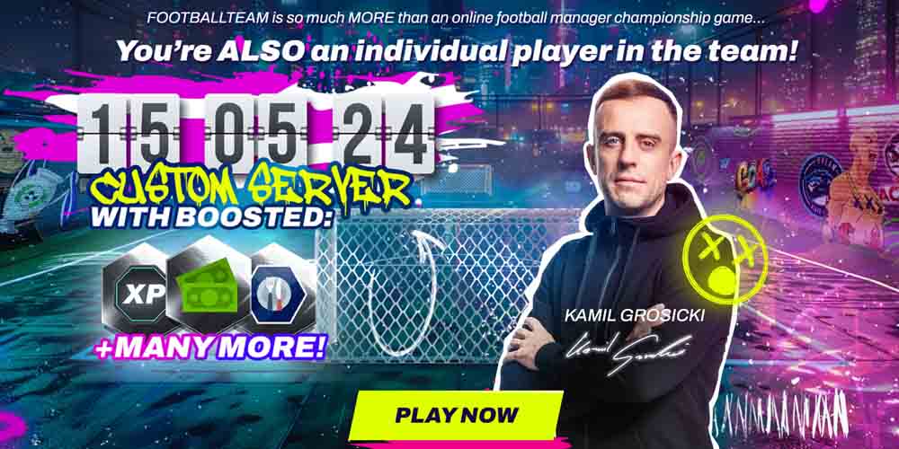 Play FootballTeam game, the best football manager