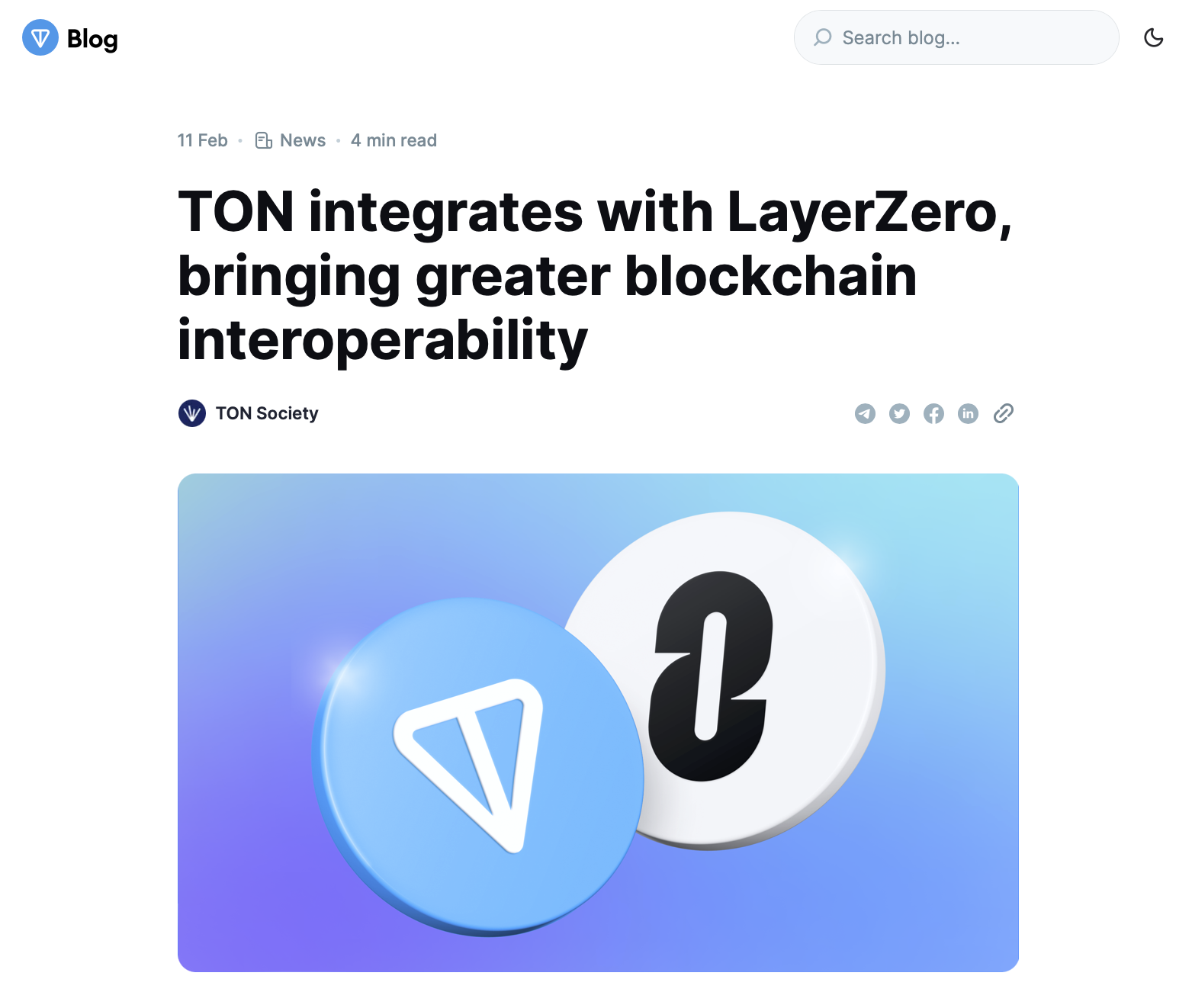 TON integrated with Tether’s USDt ecosystem via LayerZero, enhancing its interoperability with Ethereum, Tron, Solana, and other blockchains.
