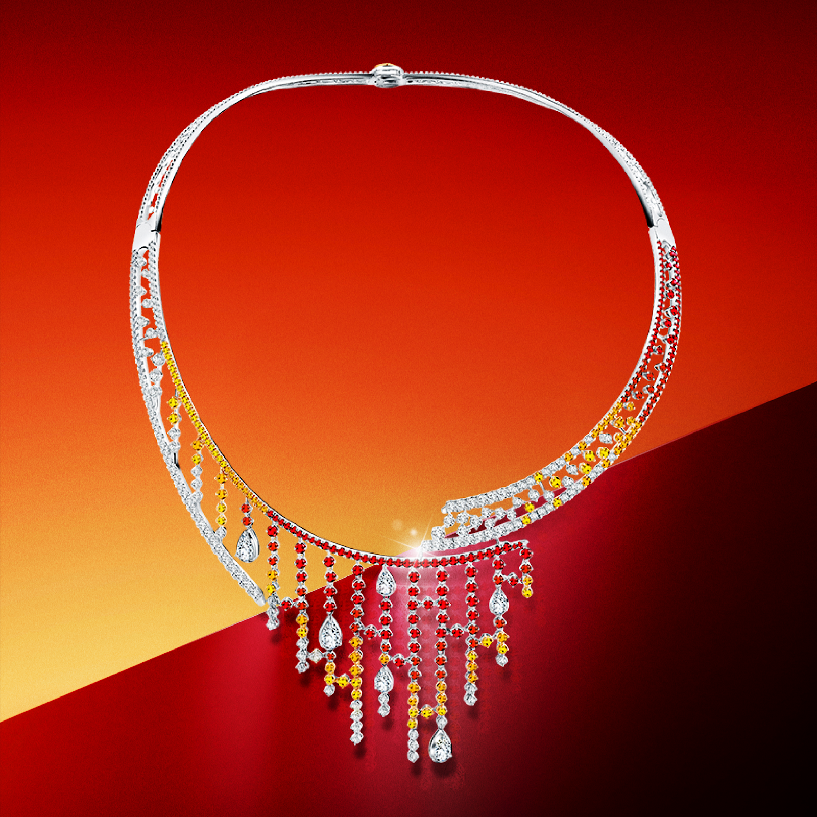 MONDIAL Precious Fire Stardust Necklace