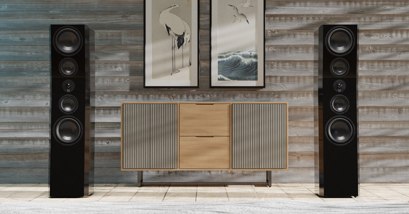 SVS Ultra Evolution speakers.