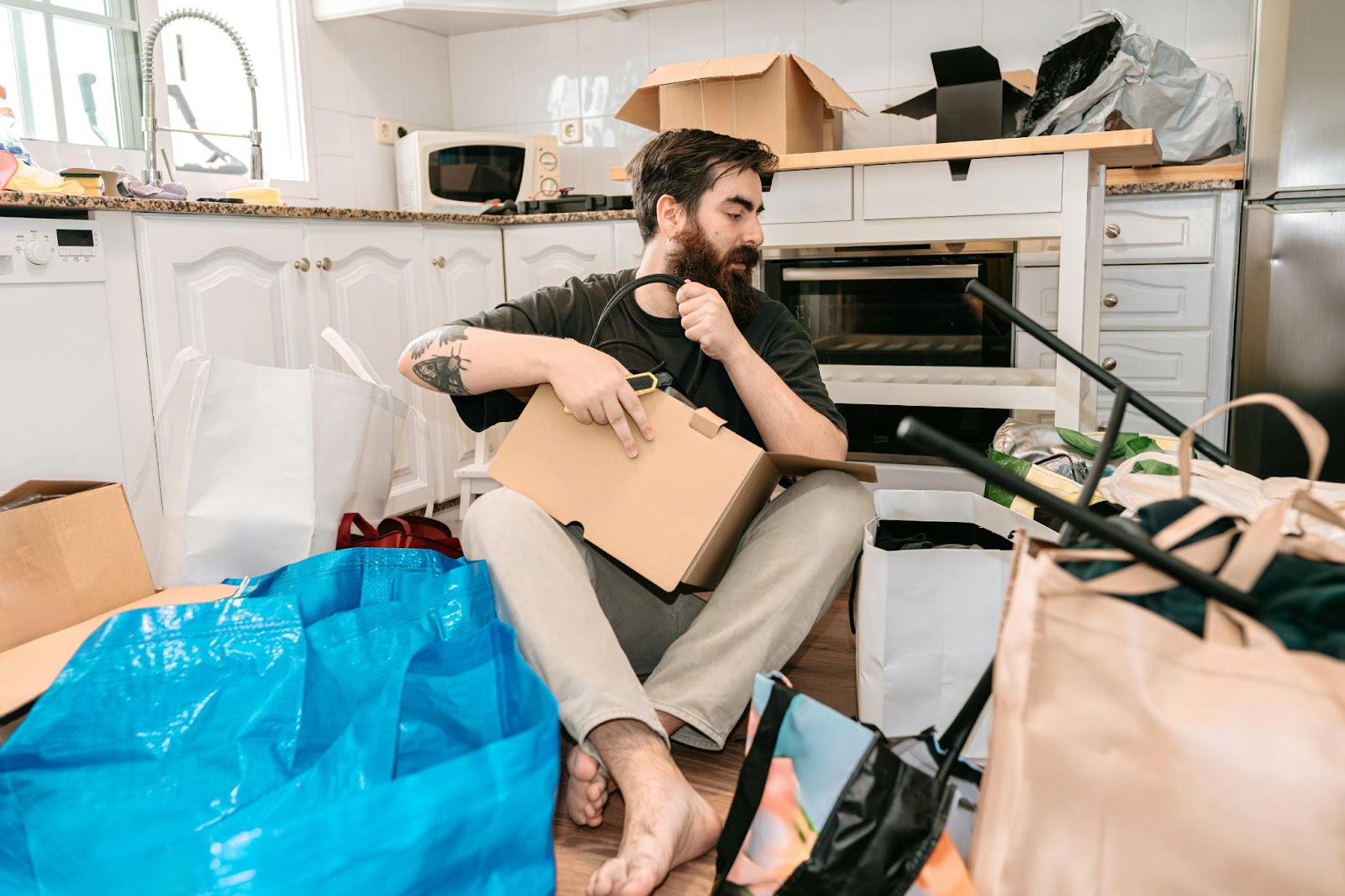 packing items