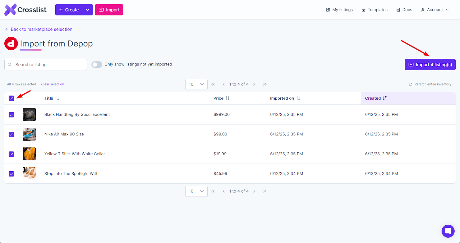 Crosslist Import Tool