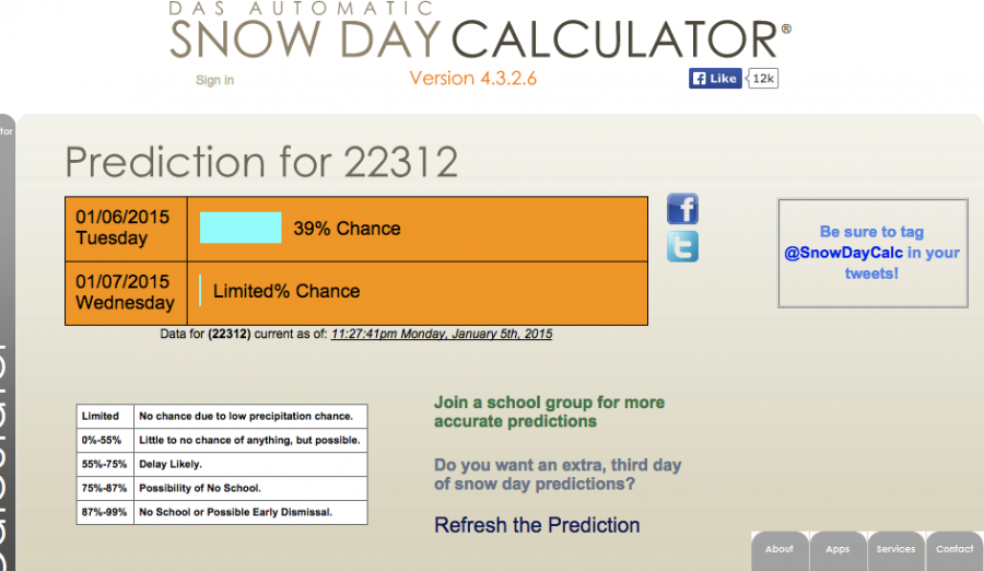 Snow Day Calculator