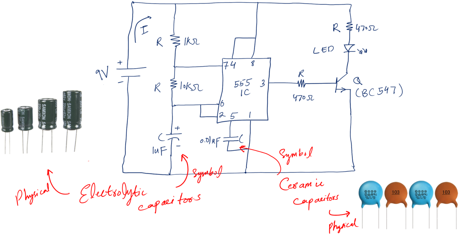 Capacitor in circuit