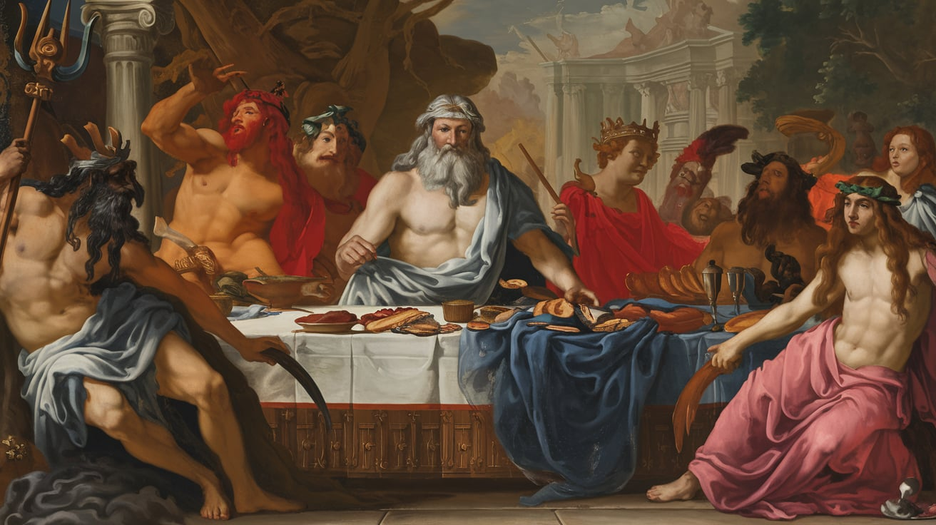 The Feast of the Gods by Jan Harmensz van Bijlert