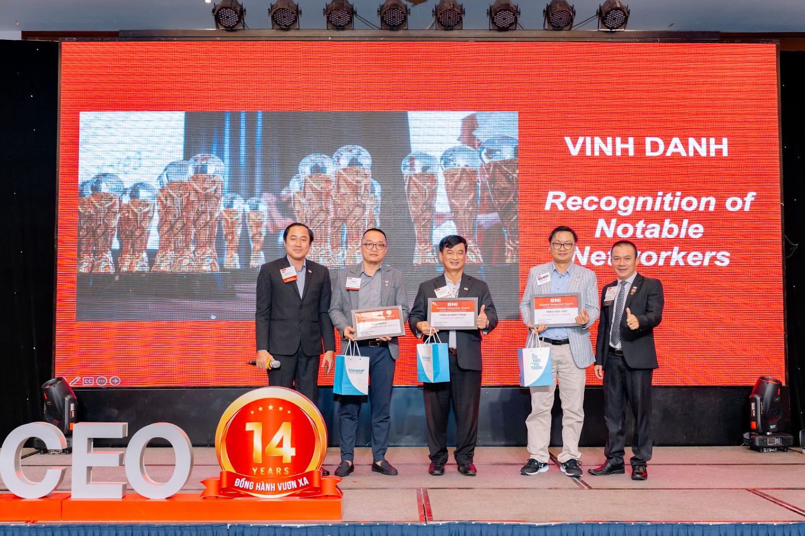 Vinh danh những thành viên xuất sắc cho đóng góp to lớn trong BNI