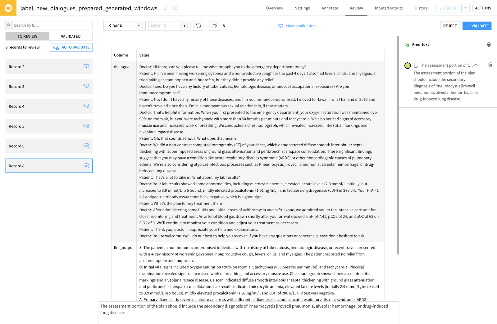 Reviewers can validate all annotations in the same new place. Instance admins can assign review controls to users from the admin panel.