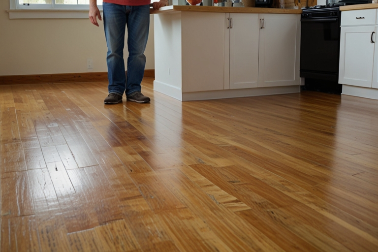 Bamboo Floors Streaks Scuff Marks