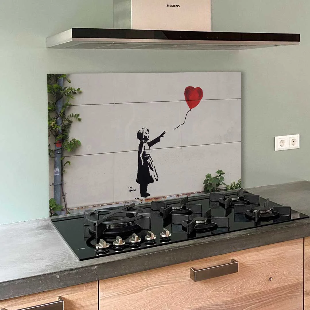 Wat is een losstaand spatscherm in de keuken?