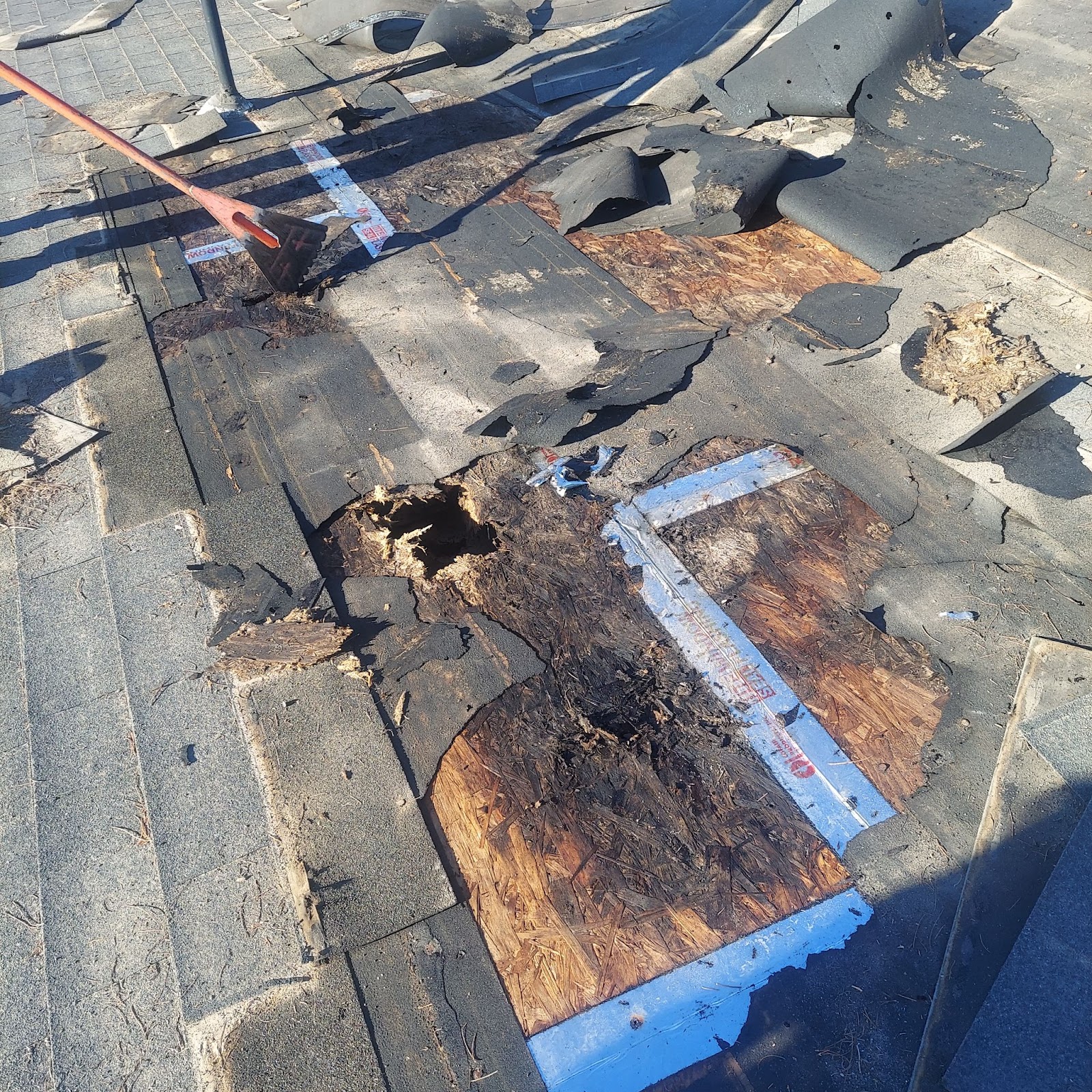 Las Vegas roof damage fixed by Cooper Roofing & Solar