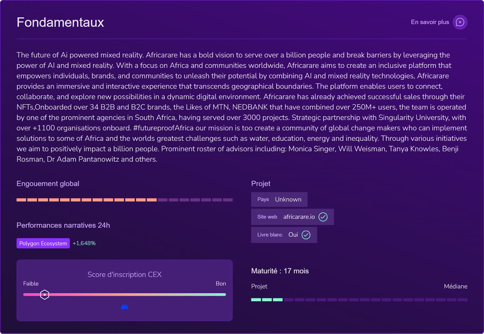 Les fondamentaux d'un projet dans l'audit crypto de X-Ray 