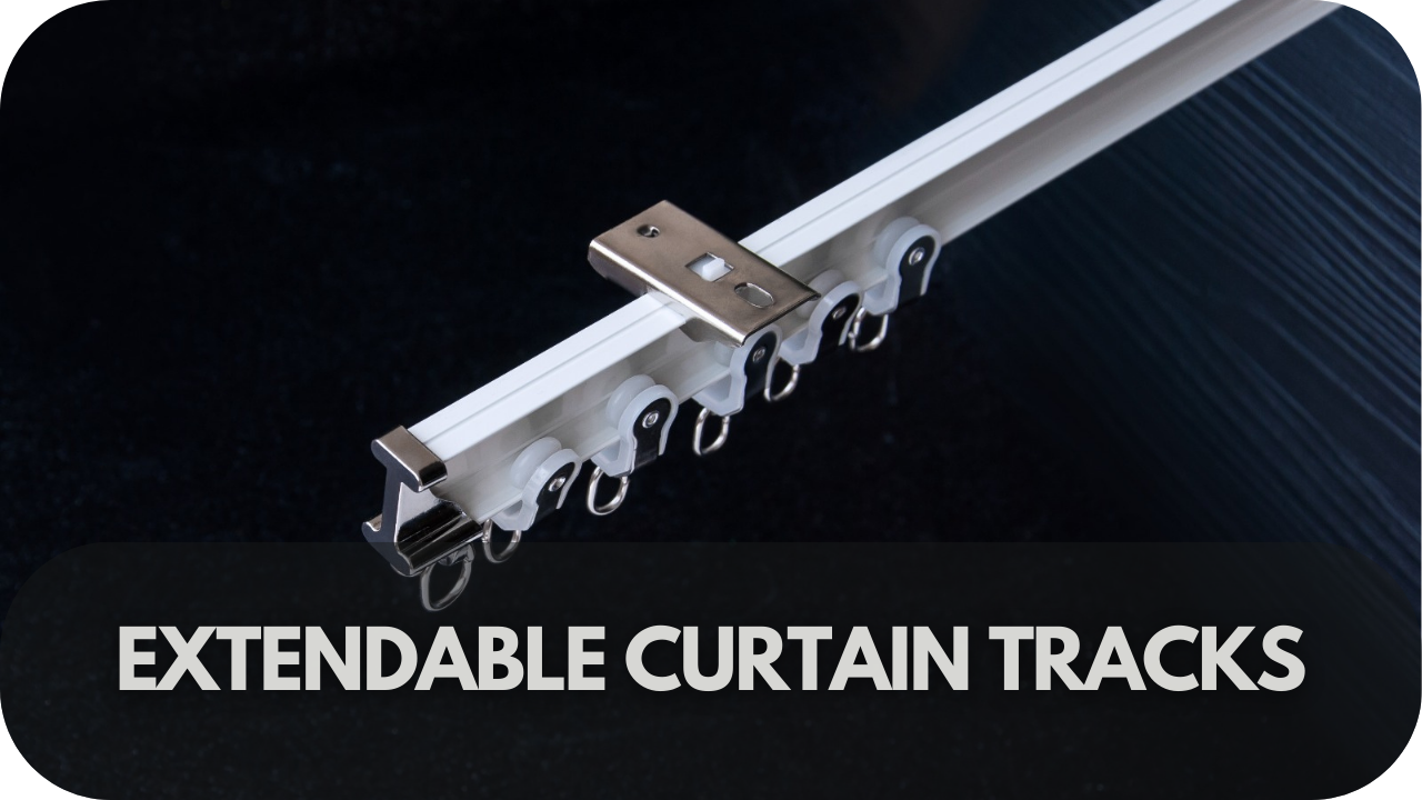 Adjustable extendable tracks for a custom fit and flexible design.