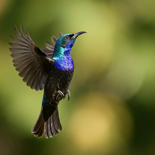 Purple Sunbird  (Cinnyris asiaticus)