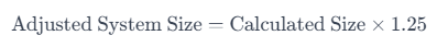 how to calculate solar system size