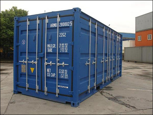 vỏ container 20 feet nặng bao nhiêu