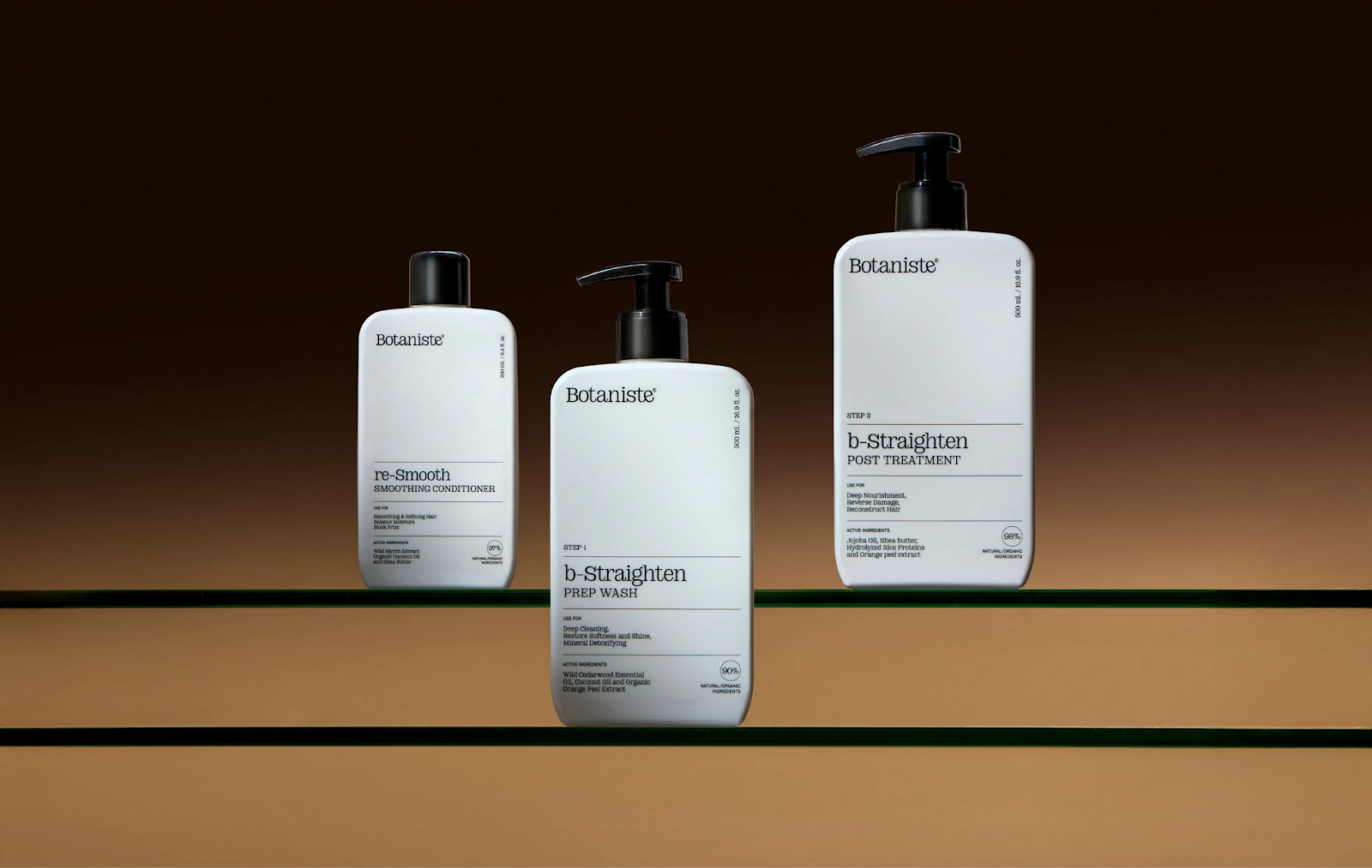 Image from the Botaniste: Elevating Haircare Through Packaging Design article on Abduzeedo