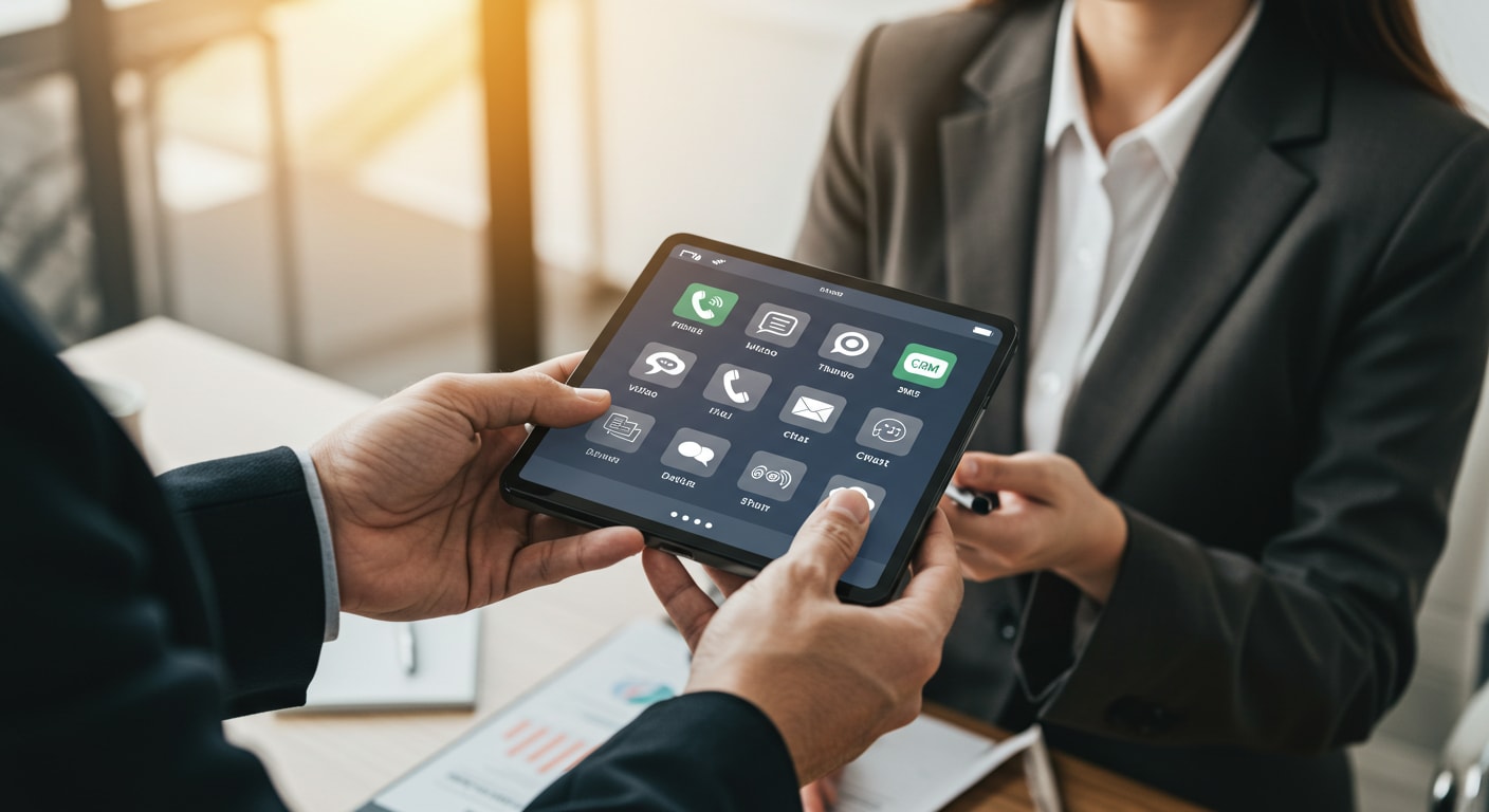 White-label UCaaS tools shown as a customizable digital toolkit for resellers.