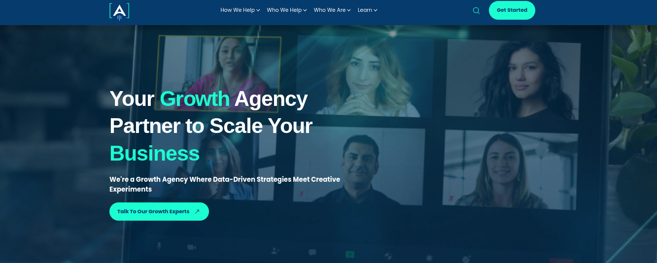 azarian growth agency landing page