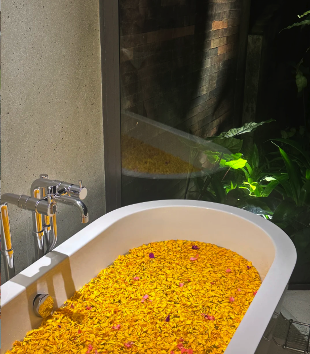 bali potato head free flower bath