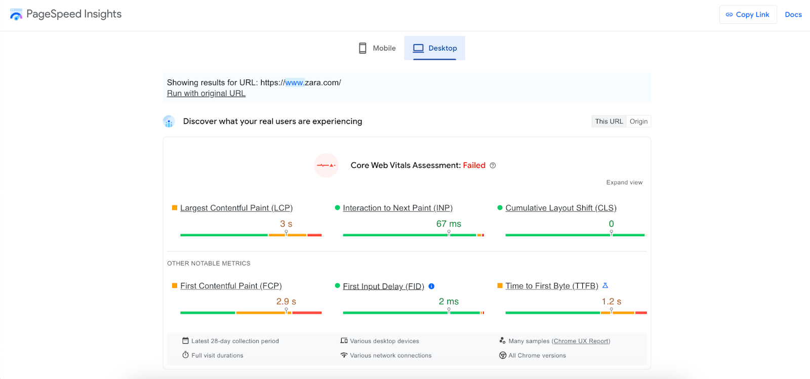 Optimize page speed