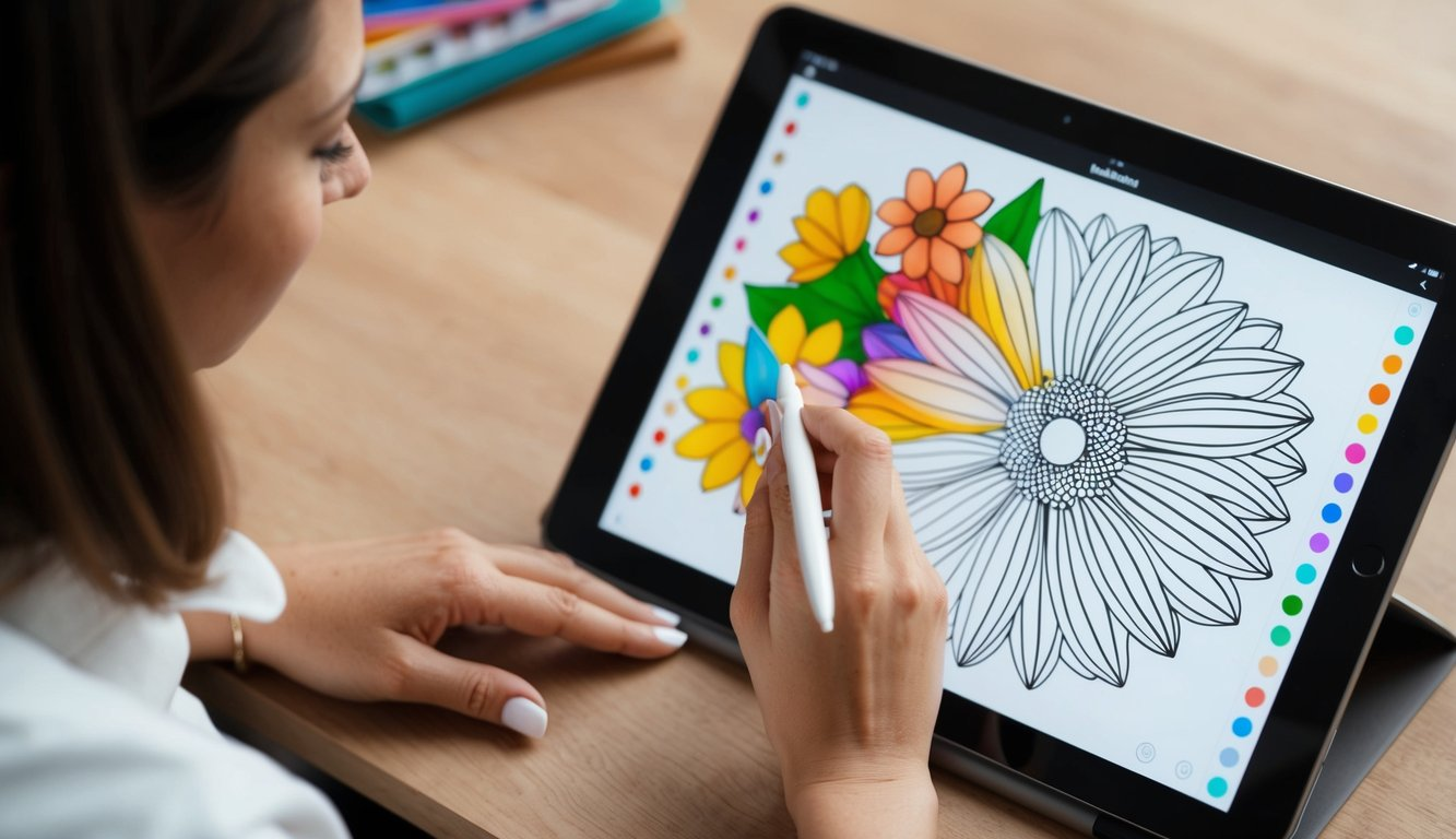 digital coloring books