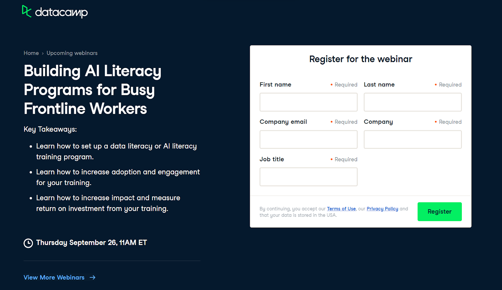 lead generation form