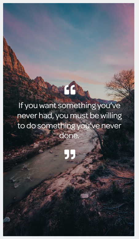 Company culture quote in portrait form digital signage template for company culture quotes.