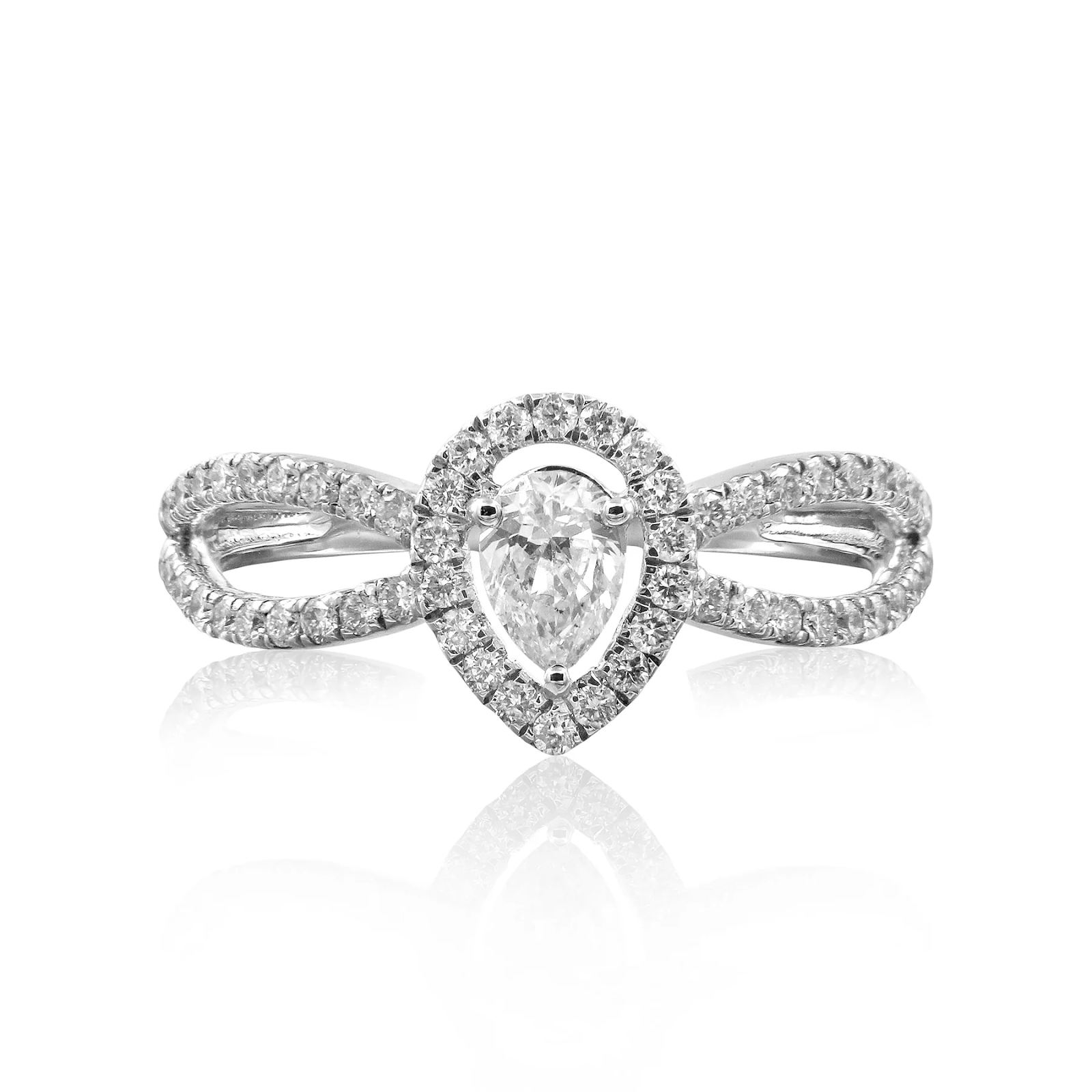 white gold engagement rings
