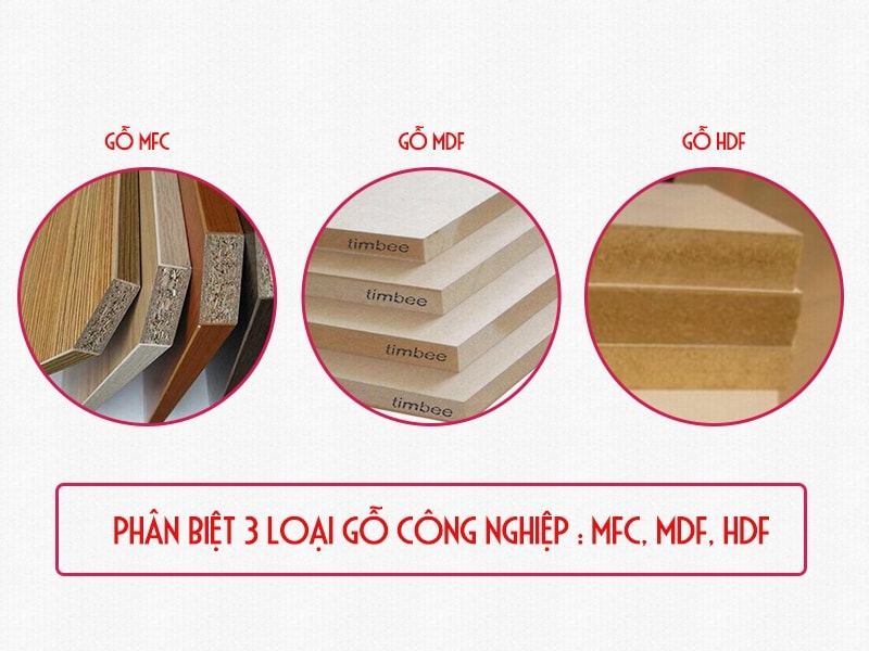 Sự khác biệt giữa gỗ MFC và MDF 2