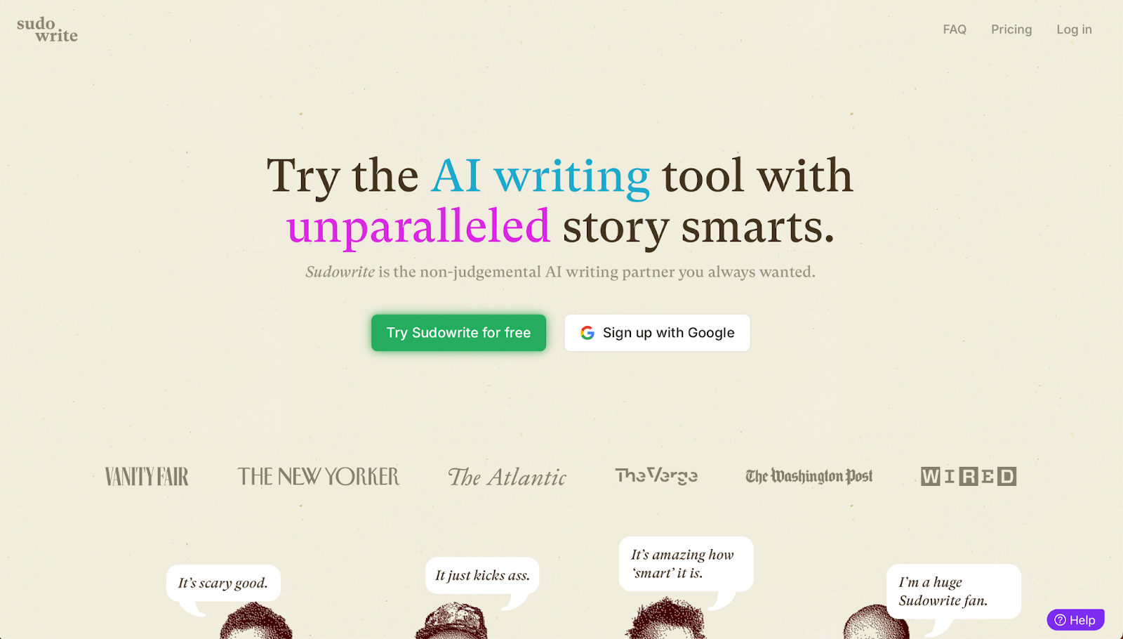 Sudowrite - AI Writing Tools