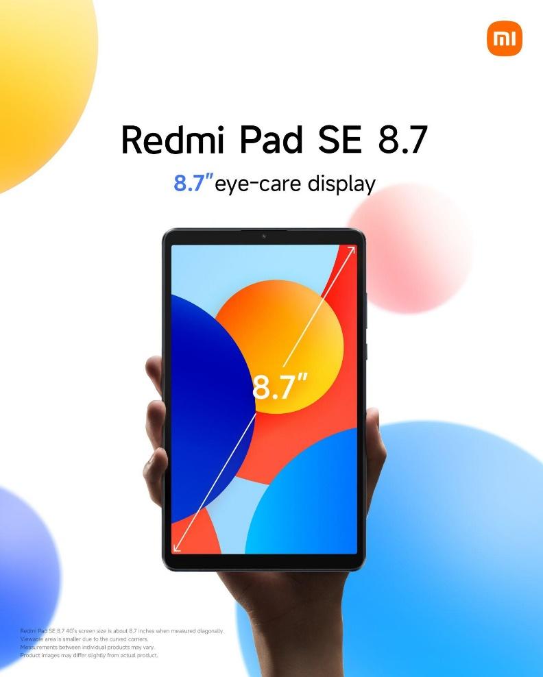 Tiny pad, mighty fun: Xiaomi launches the Redmi Pad SE 8.7