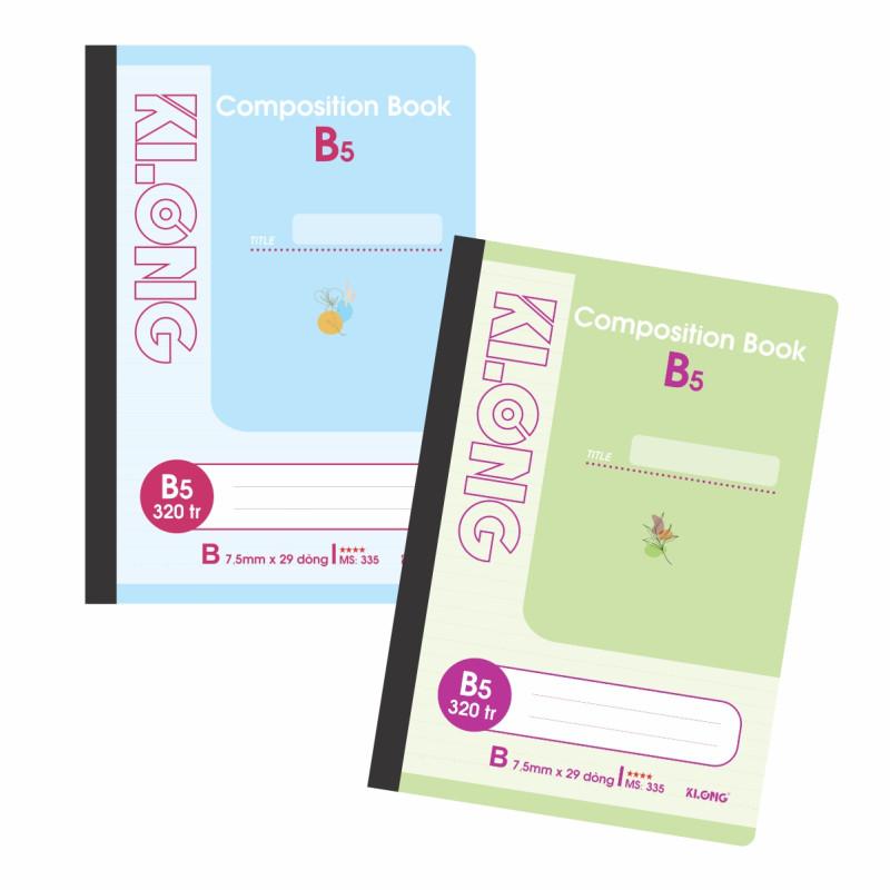 Sổ kẻ ngang may dán gáy Composition Book B5 320 trang 58/92; MS: 335