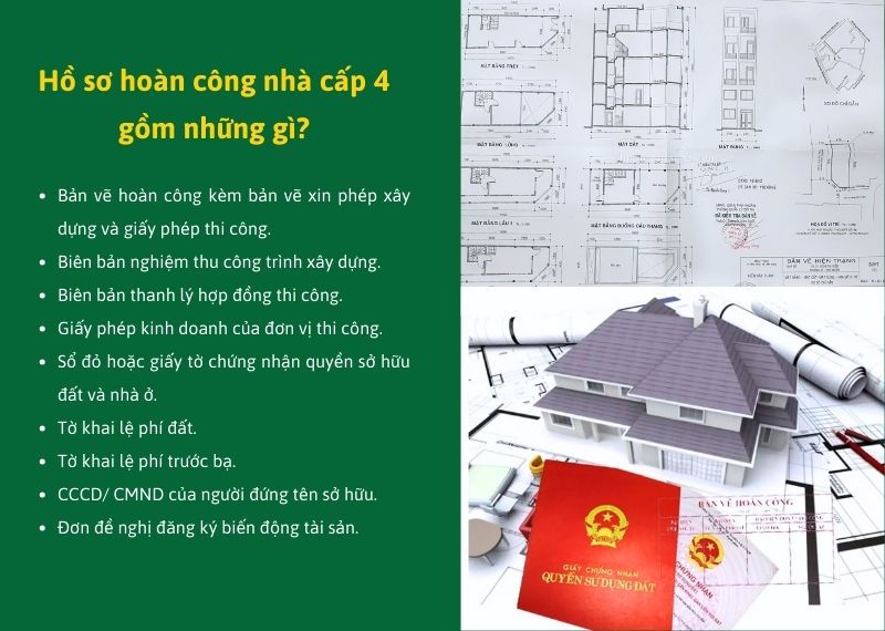 Hồ sơ hoàn công nhà cấp 4 gồm những gì Xây dựng Nhất Tín