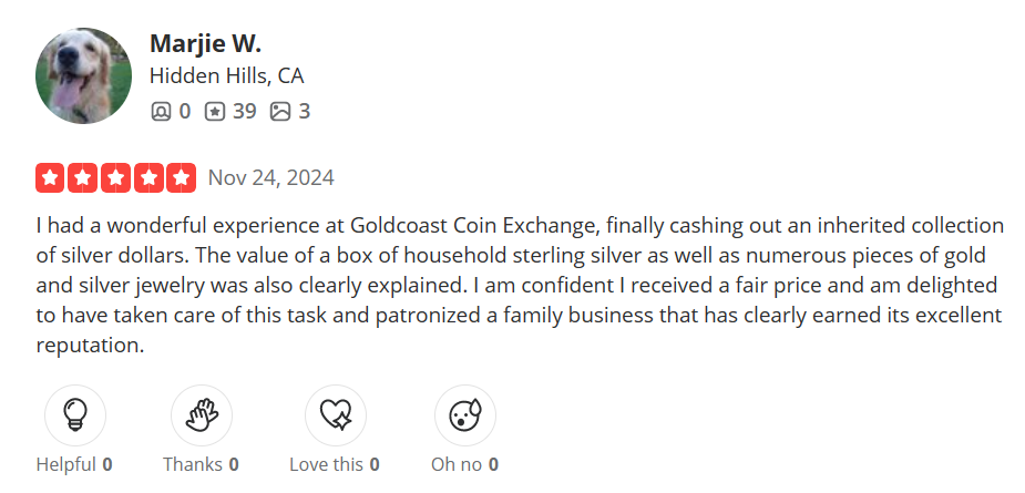 review 1 of Goldcoast Coin Exchange