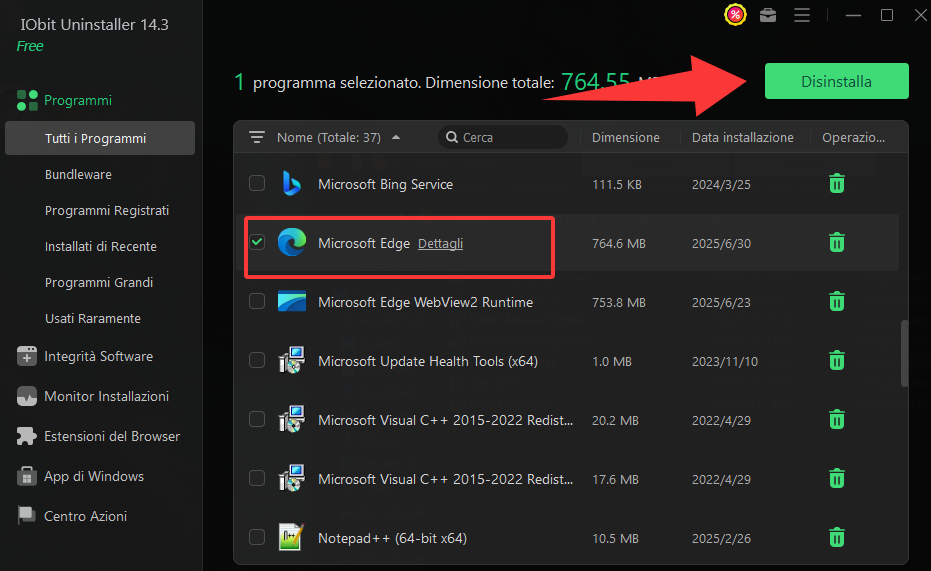 Disinstallare Office