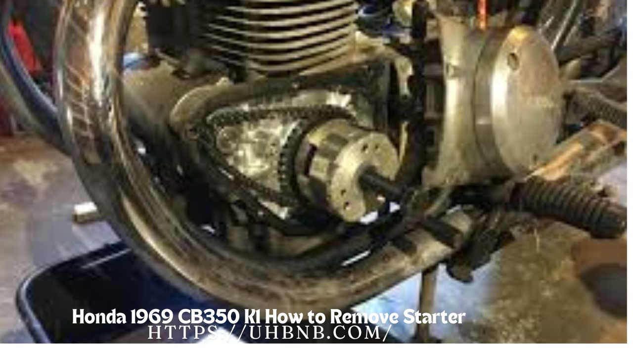 Honda 1969 CB350 K1 How to Remove Starter