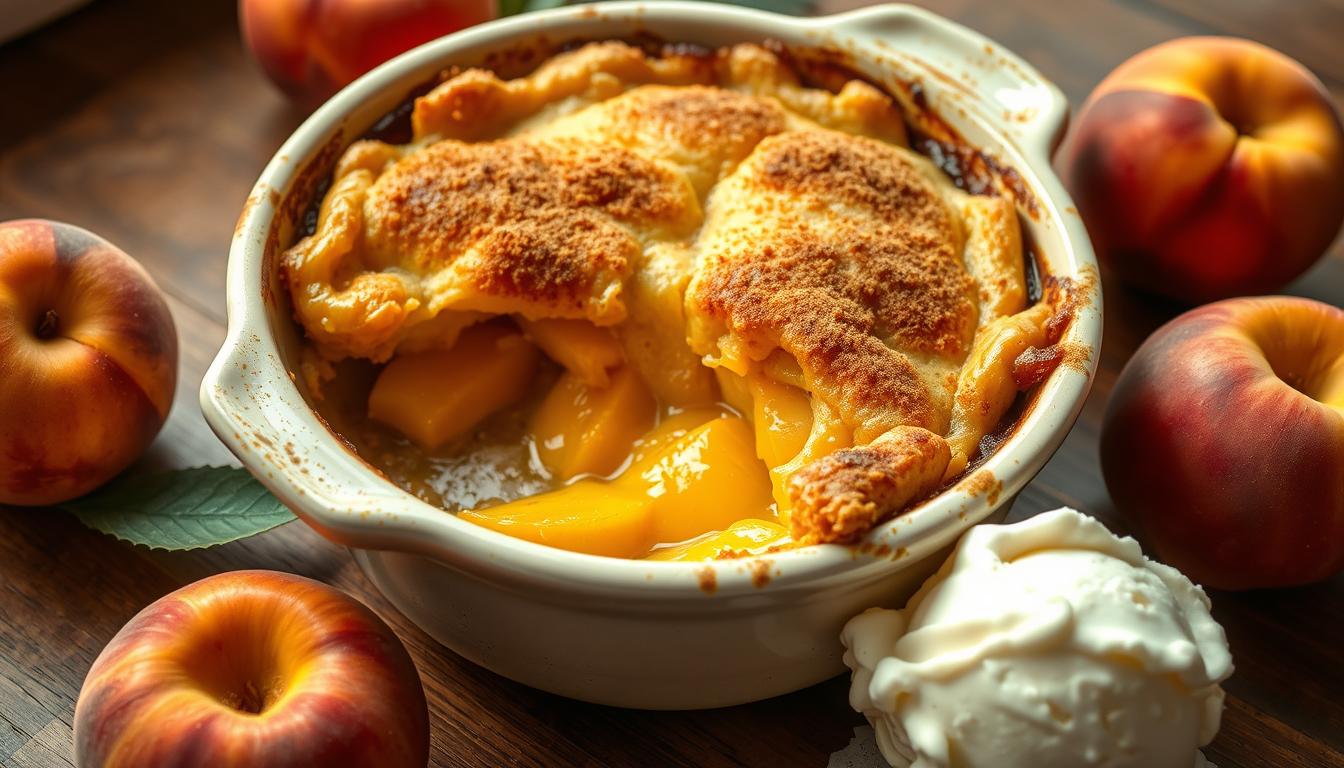 peach cobbler