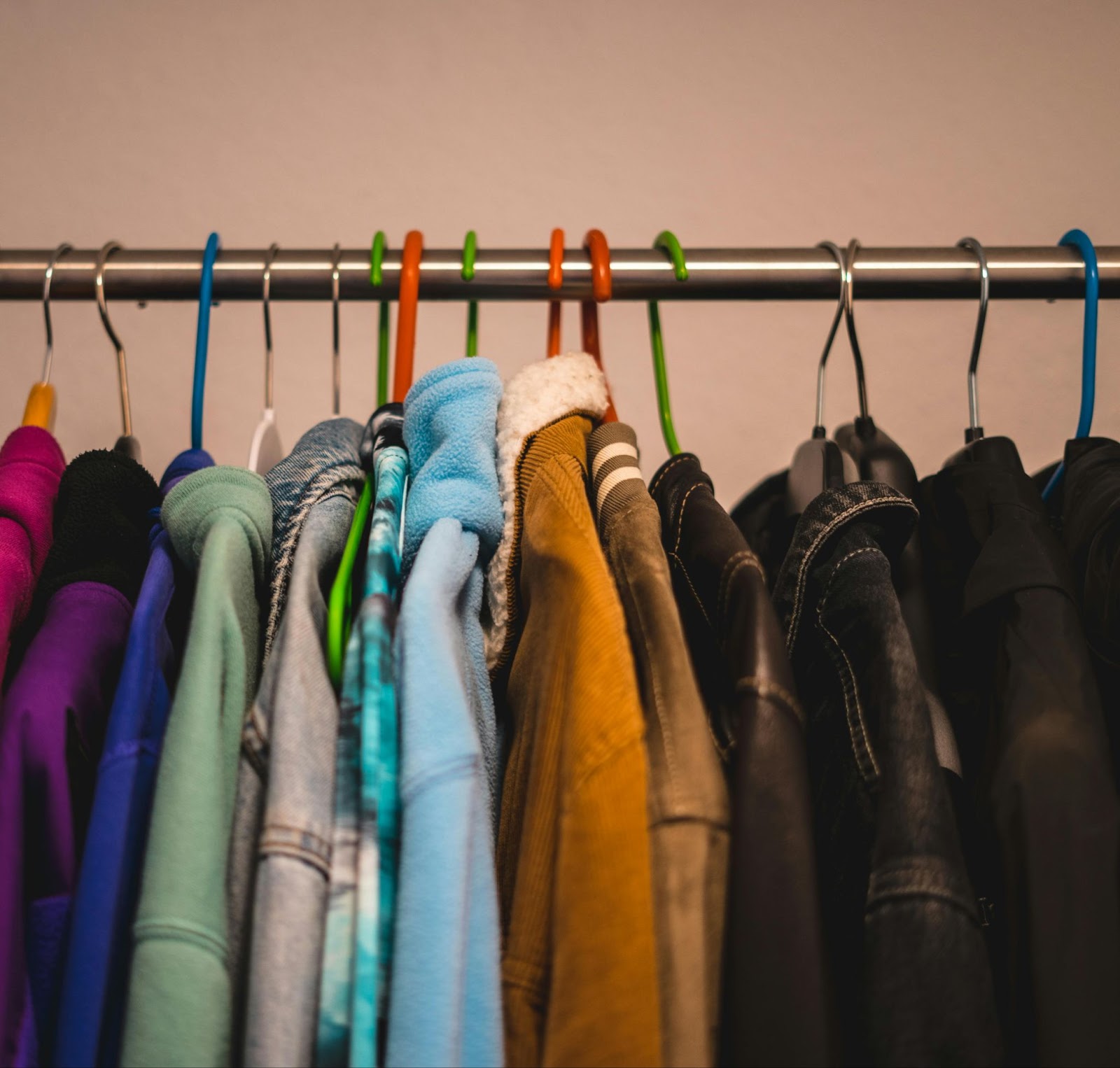 Overstuffed closet full of coats. Reclaim your space with Personal Mini Storage, the customer-centric, family-owned solution for seasonal storage in Mid-Florida.