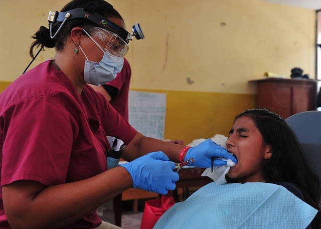 dentist, tooth extraction, dental