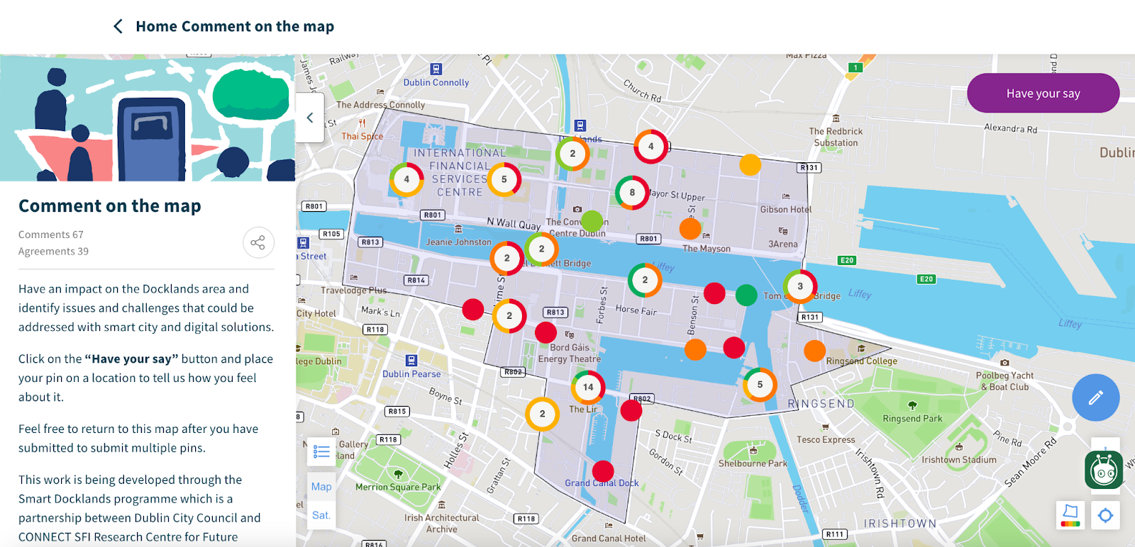 Smart Docklands Heatmap