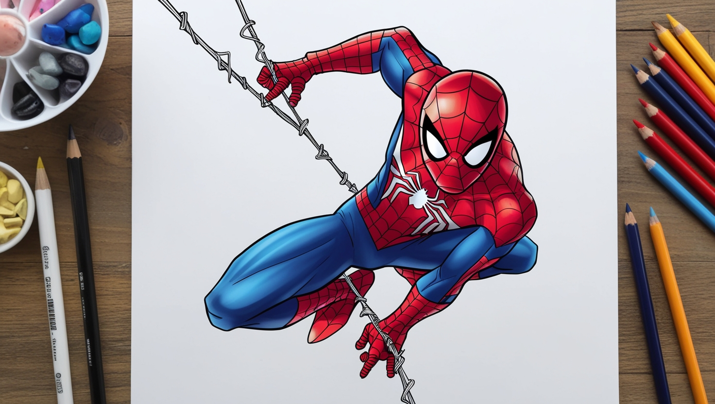Drawing:Cuyvl6drpxk= Spiderman
