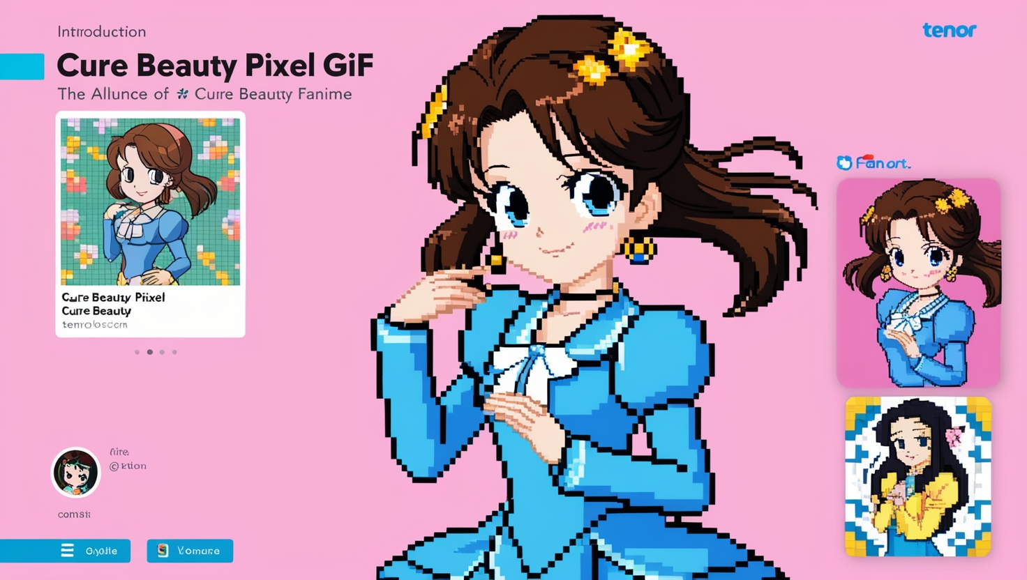 Cure Beauty Pixel GIF