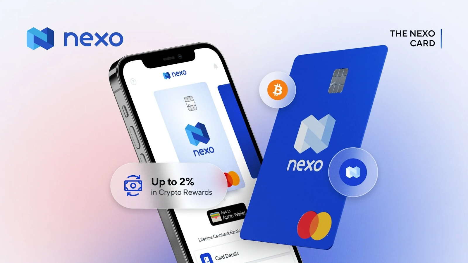 Nexo homepage 