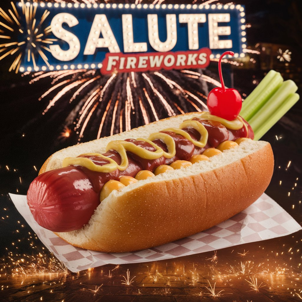  Red Ruby Hotdogs Salute Fireworks: A Unique Combination