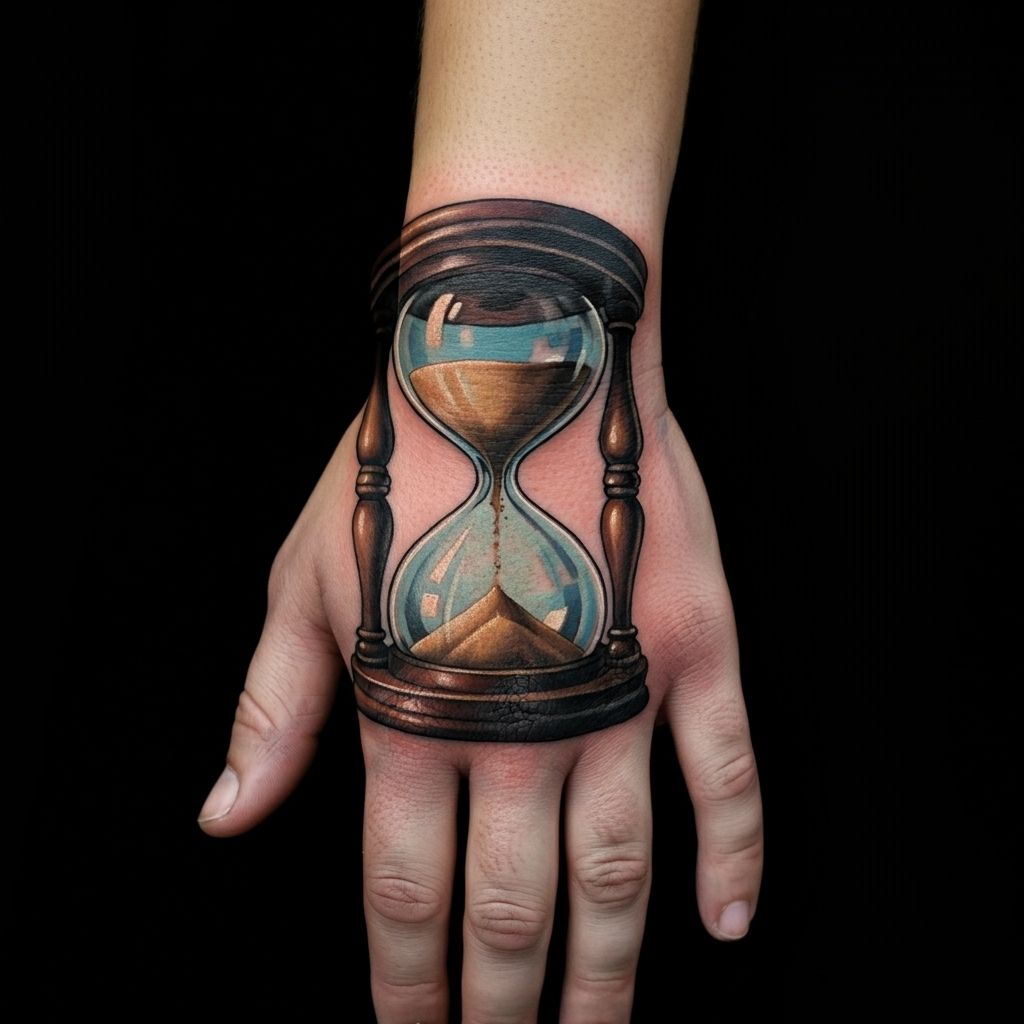 Enhancing Your Hourglass Tattoo with Additional Elements