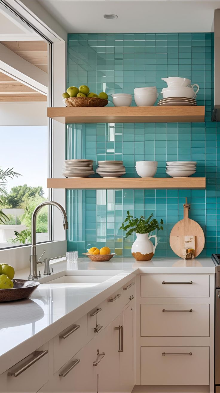 Sleek Glass Backsplashes