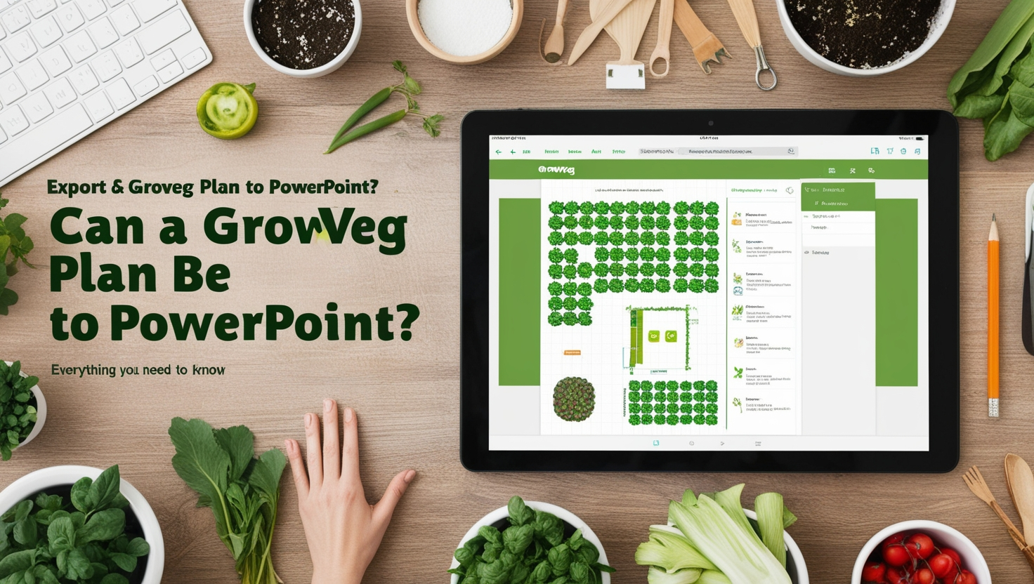 Can a GrowVeg Plan Be Exported or Copied to PowerPoint? Everything 