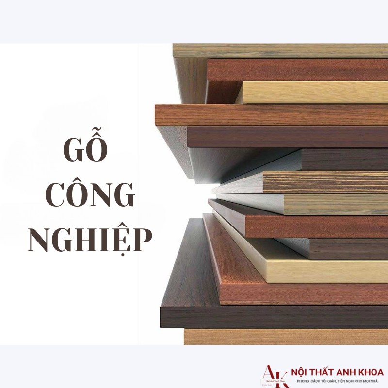  Gỗ công nghiệp MDF phủ lớp melamine 